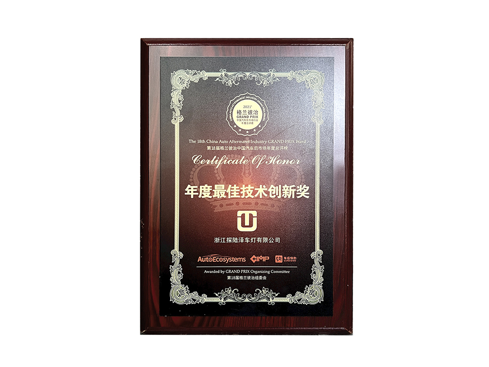 技术创新—格兰彼治后市场总评榜(2021)